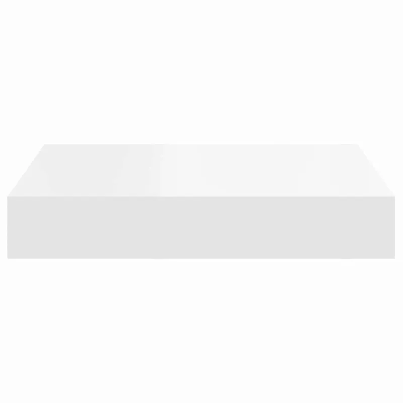 Pakabinamos lentynos, 2vnt., baltos, 23x23,5x3,8cm, MDF