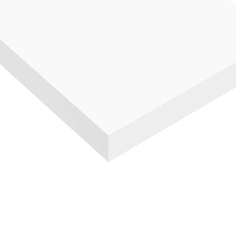 Pakabinamos lentynos, 2vnt., baltos, 80x23,5x3,8cm, MDF