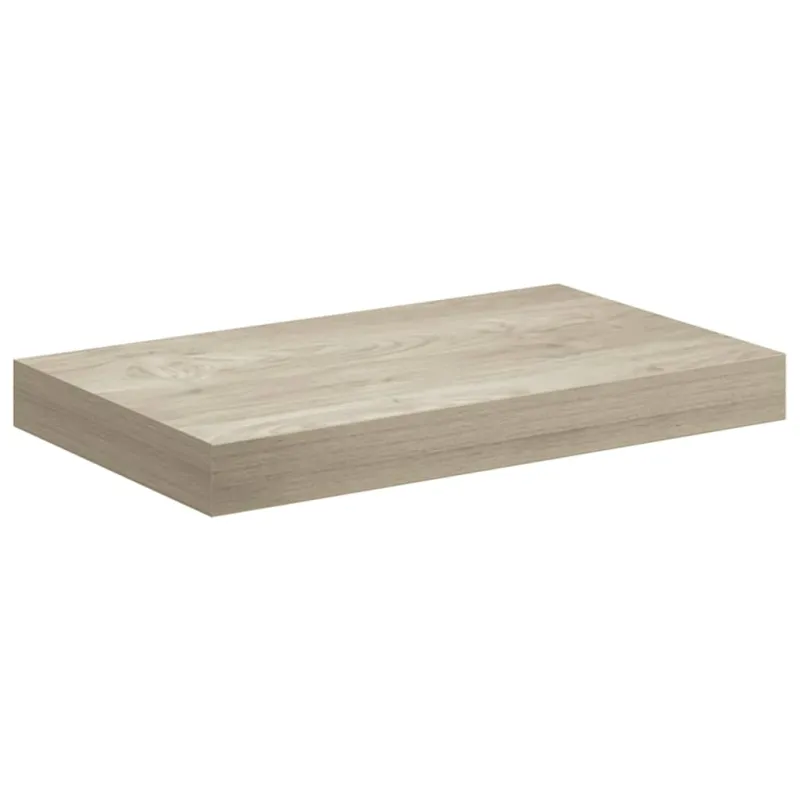 Pakabinamos sieninės lentynos, 2vnt., ąžuolo, 40x23x3,8cm, MDF