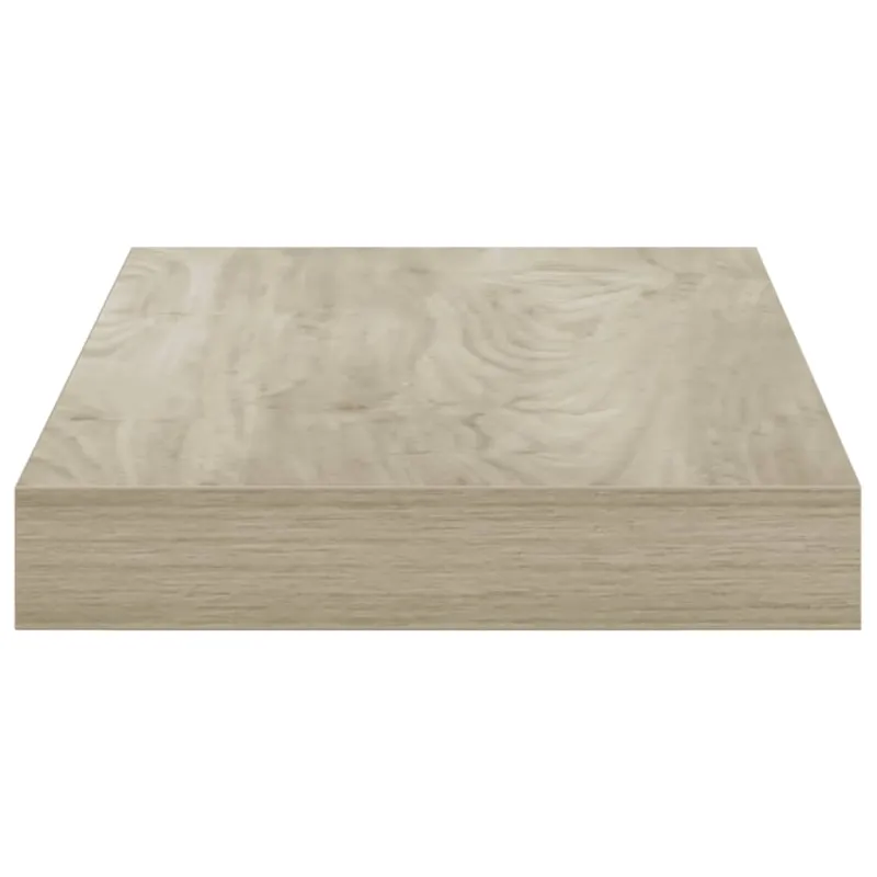Pakabinamos sieninės lentynos, 2vnt., ąžuolo, 40x23x3,8cm, MDF