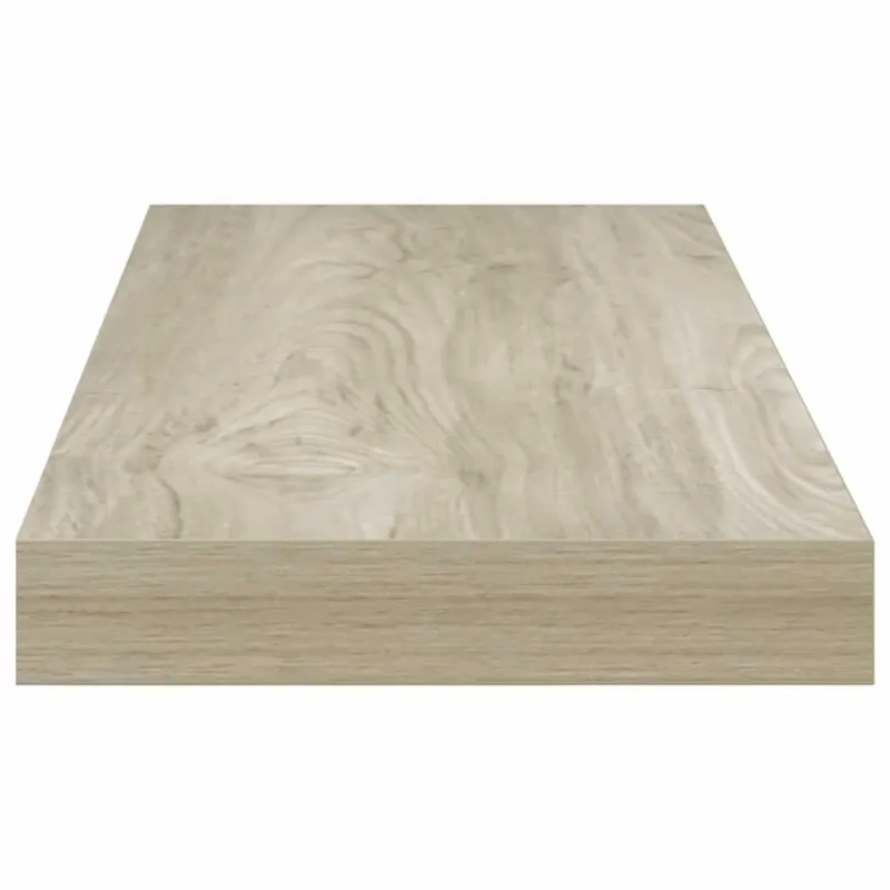 Pakabinamos lentynos, 4vnt., ąžuolo, 60x23,5x3,8cm, MDF