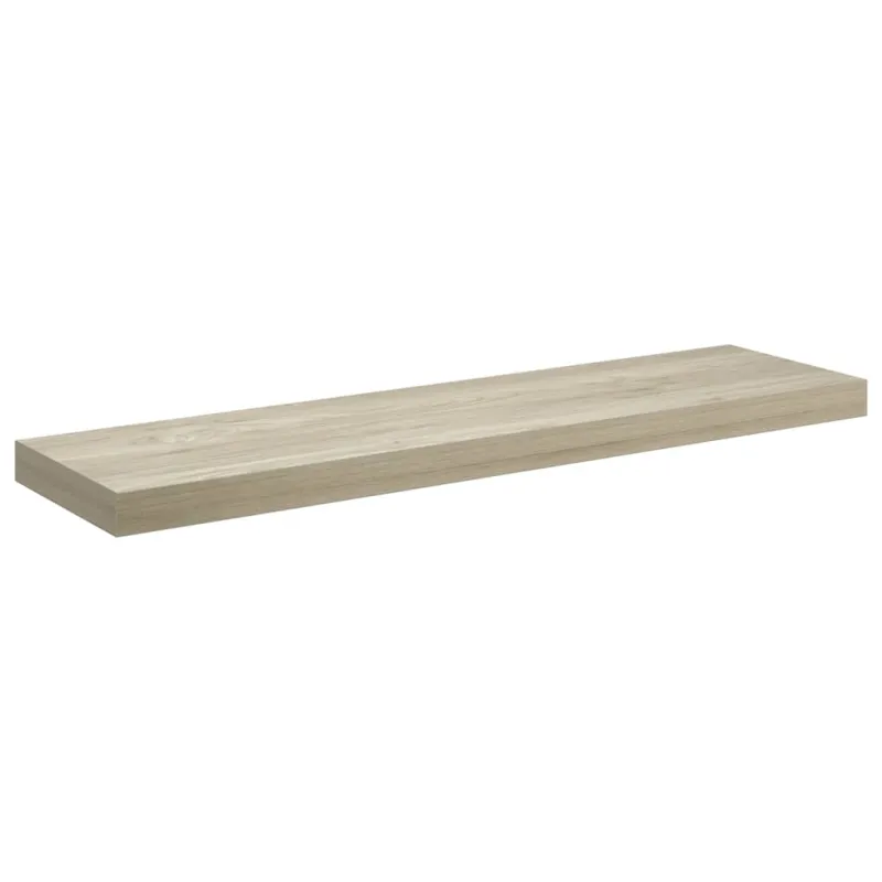 Pakabinamos lentynos, 4vnt., ąžuolo spalvos, 90x23,5x3,8cm, MDF