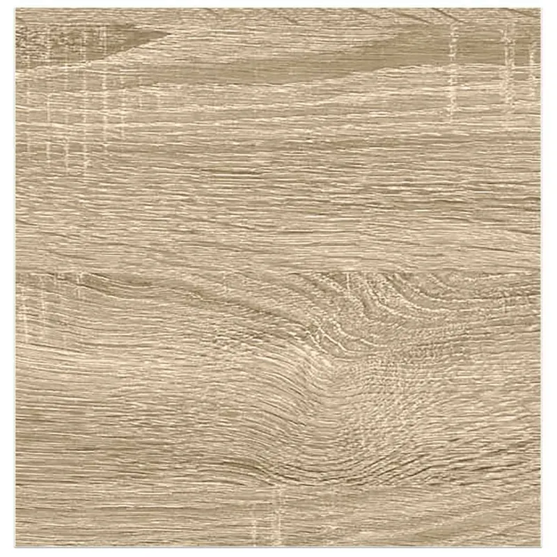 Pakabinama sieninė lentyna, ąžuolo ir balta, 23x23,5x3,8cm, MDF