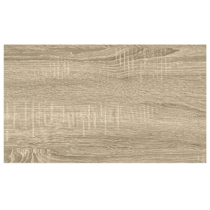 Pakabinama sieninė lentyna, ąžuolo ir balta, 50x23x3,8cm, MDF
