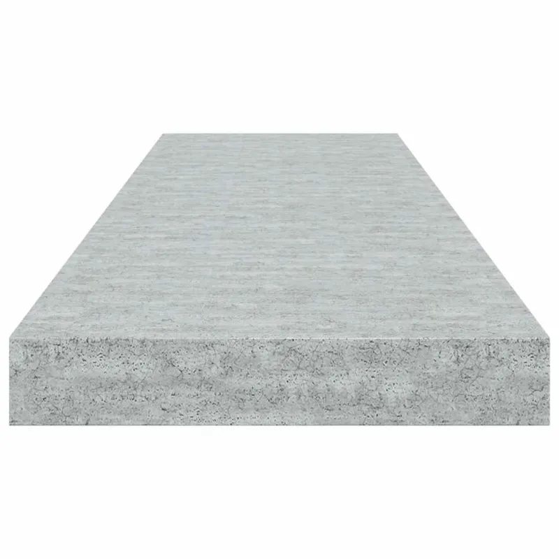 Pakabinama sieninė lentyna, betono pilka, 80x23,5x3,8cm, MDF