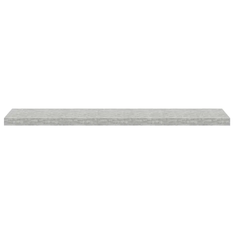 Pakabinamos lentynos, 2vnt., pilkos, 120x23,5x3,8cm, MDF