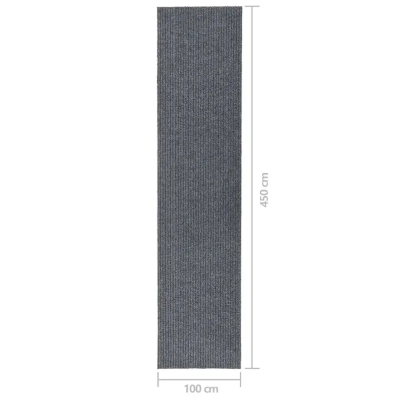 Purvą sugeriantis kilimas-takelis, pilkos spalvos, 100x450cm