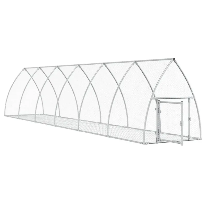 Narvelis triušiams, sidabrinis, 105x600x120cm, plienas