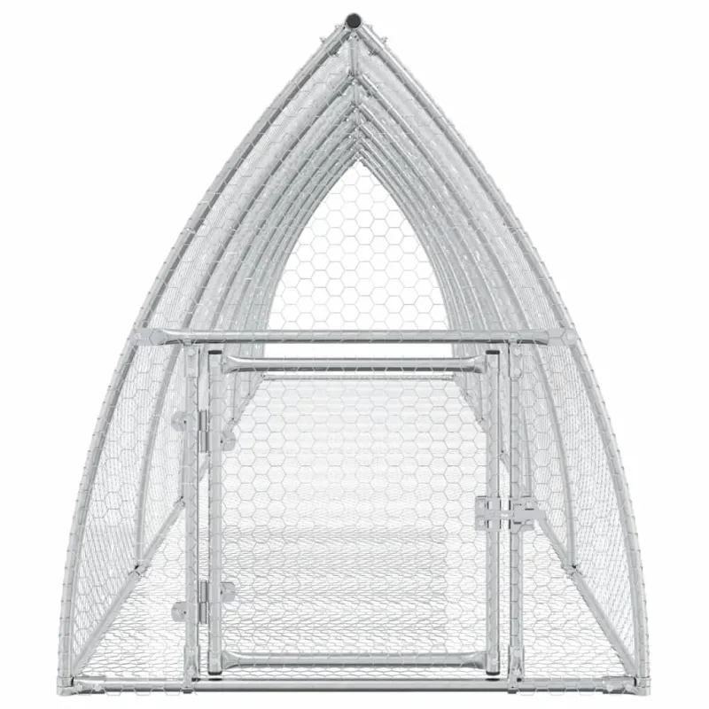 Narvelis triušiams, sidabrinis, 105x600x120cm, plienas