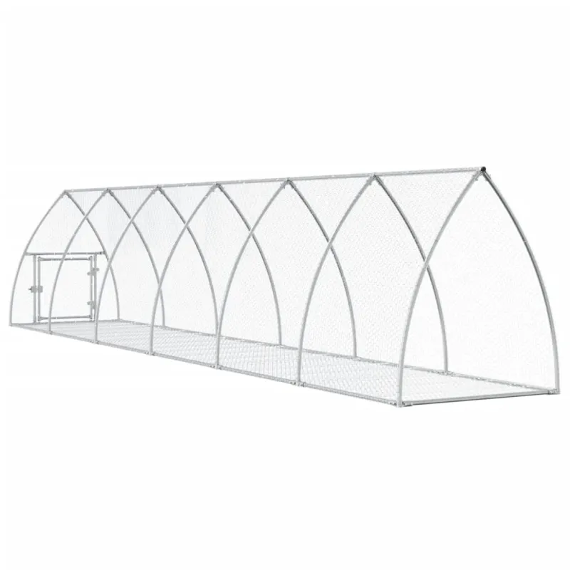 Narvelis triušiams, sidabrinis, 105x600x120cm, plienas