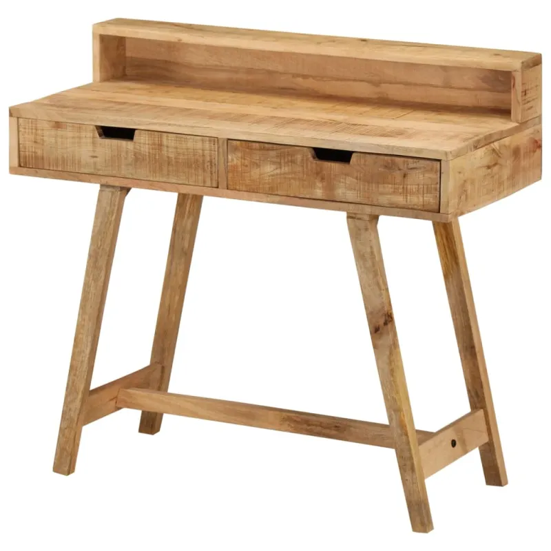 Rašomasis stalas, 100x45x90cm, neapdorota mango mediena
