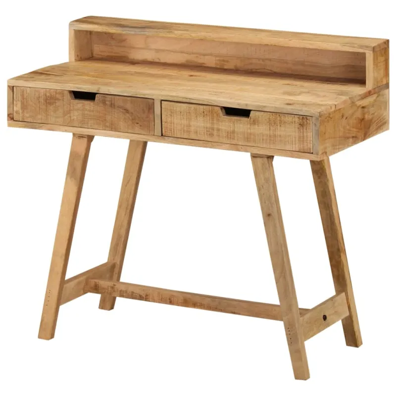 Rašomasis stalas, 100x45x90cm, neapdorota mango mediena