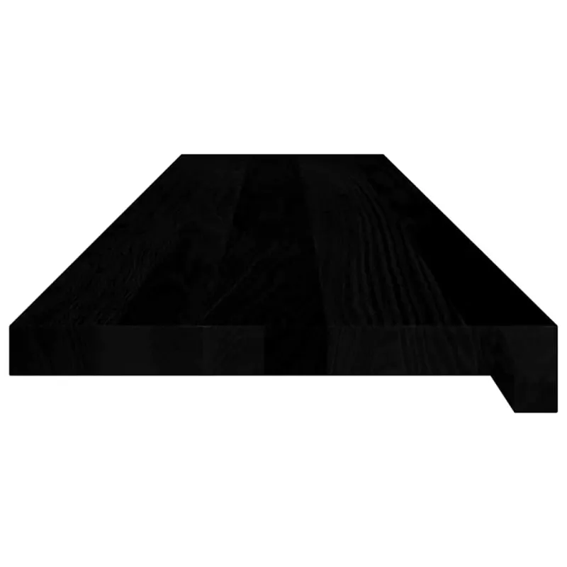 Laiptų pakopos, 8 vnt., tamsiai rudas, 110x30x2 cm, ąžuolo
