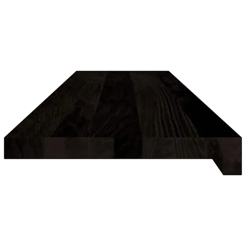 Laiptų pakopos, 12 vnt., tamsiai rudas, 100x25x2 cm, ąžuolo
