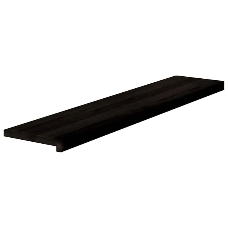 Laiptų pakopos, 12 vnt., tamsiai rudas, 120x30x2 cm, ąžuolo