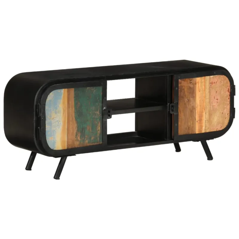 TV spintelė, 110x30x45cm, perdirbtos medienos masyvas