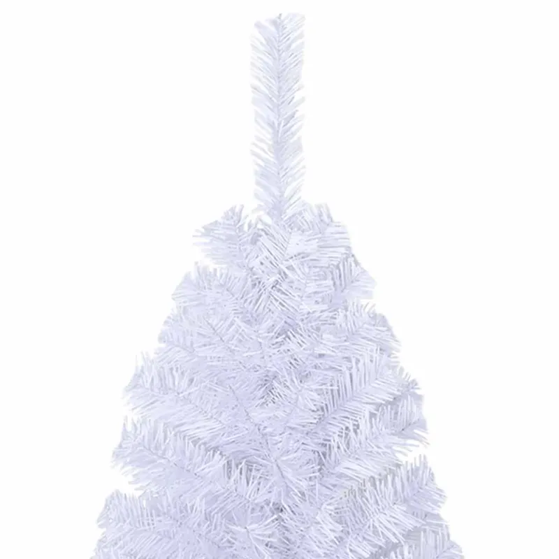 Dirbtinė Kalėdų eglutė su storomis šakomis, balta, 120cm, PVC
