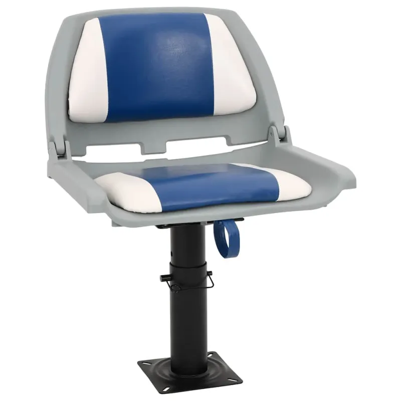 Valties sėdynės rinkinys, 2 dalių, mėlynas/baltas, 48x51x41cm