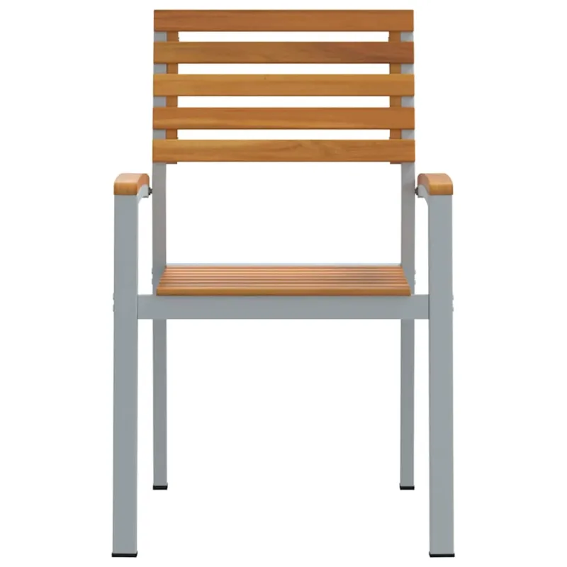 Sodo Kėdė 6 pcs Ruda 56 x 57 x 87 cm Kietos akacijos mediena