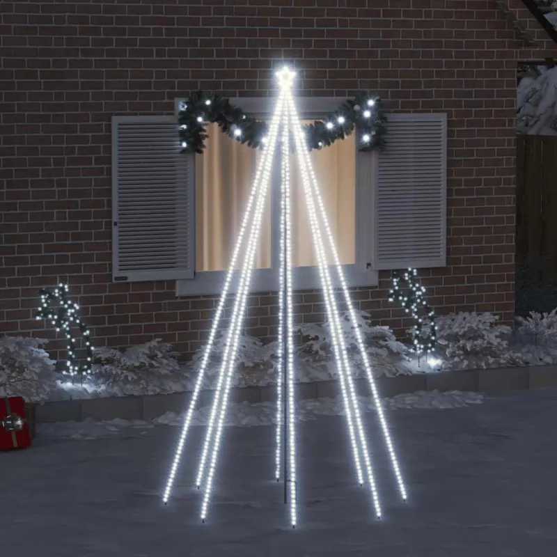 Kalėdų eglutės girlianda-krioklys, 400 LED lempučių, 2,5m