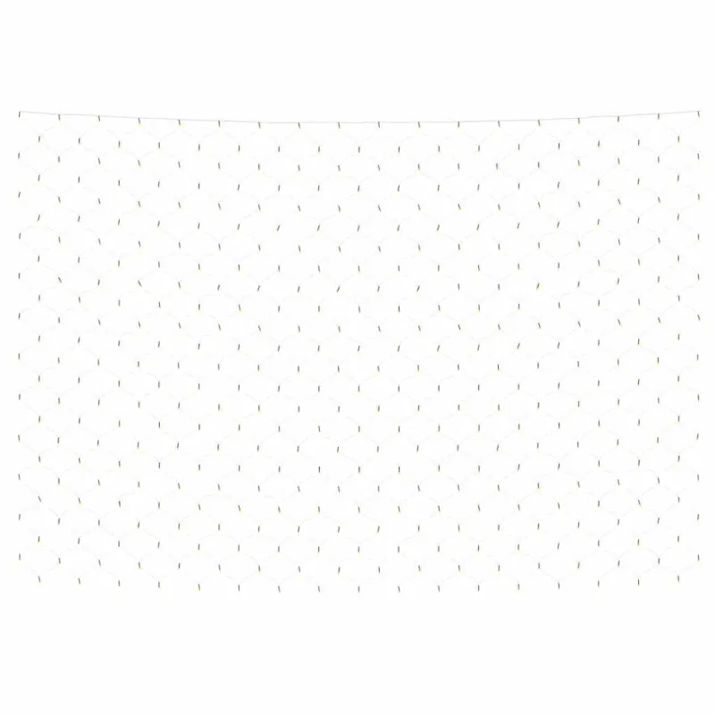 Kalėdinių lempučių tinklas, 3x2m, 204 šiltos baltos LED