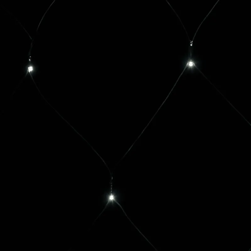 Kalėdinių lempučių tinklas, 3x2m, 204 šaltos baltos LED