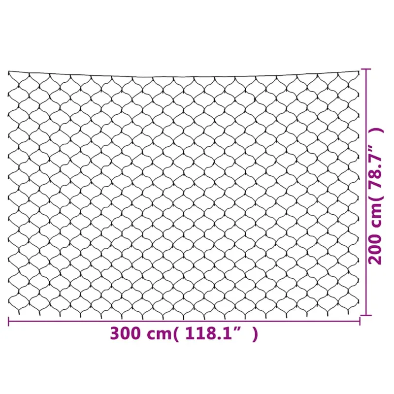 Kalėdinių lempučių tinklas, 3x2m, 204 šaltos baltos LED