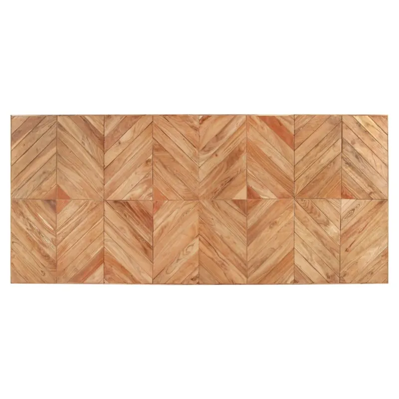 Valgomojo stalas, 200x90x76cm, akacija ir mango mediena