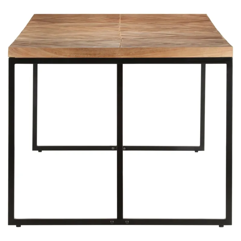 Valgomojo stalas, 200x90x76cm, akacija ir mango mediena