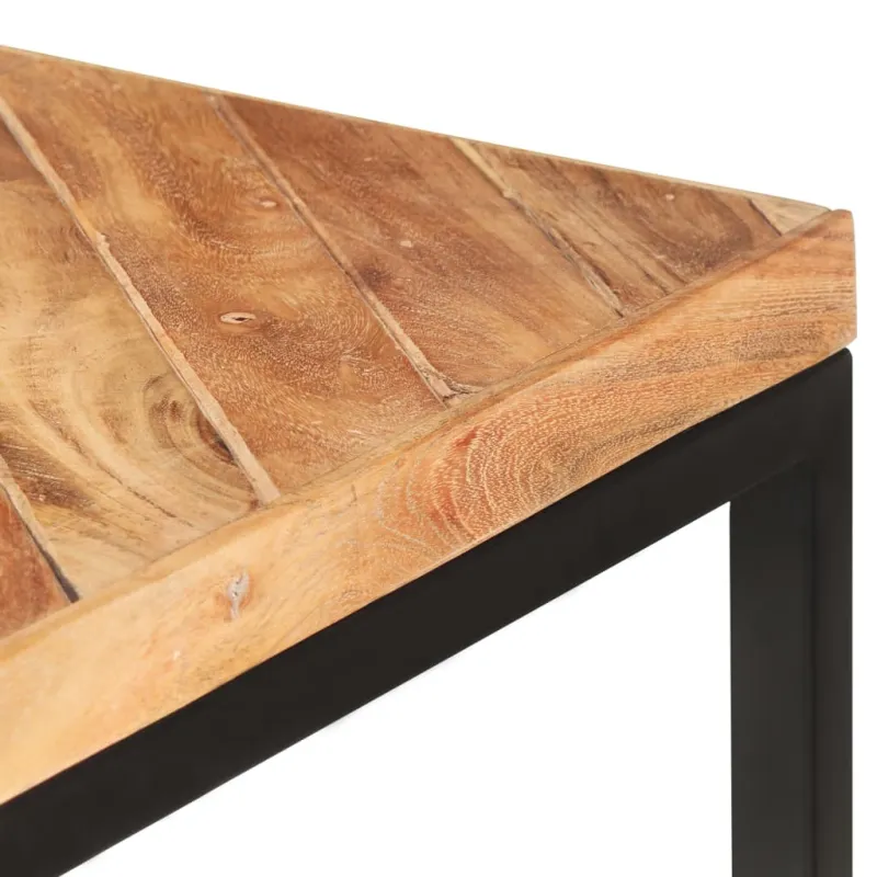 Valgomojo stalas, 200x90x76cm, akacija ir mango mediena