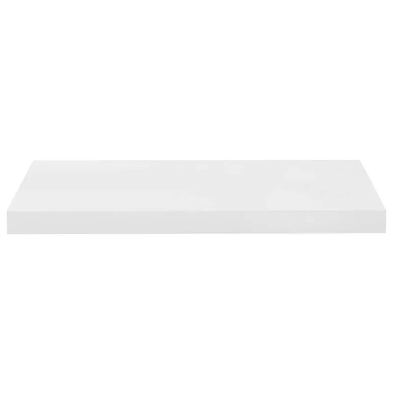 Pakabinama sieninė lentyna, balta, 60x23,5x3,8cm, MDF, blizgi