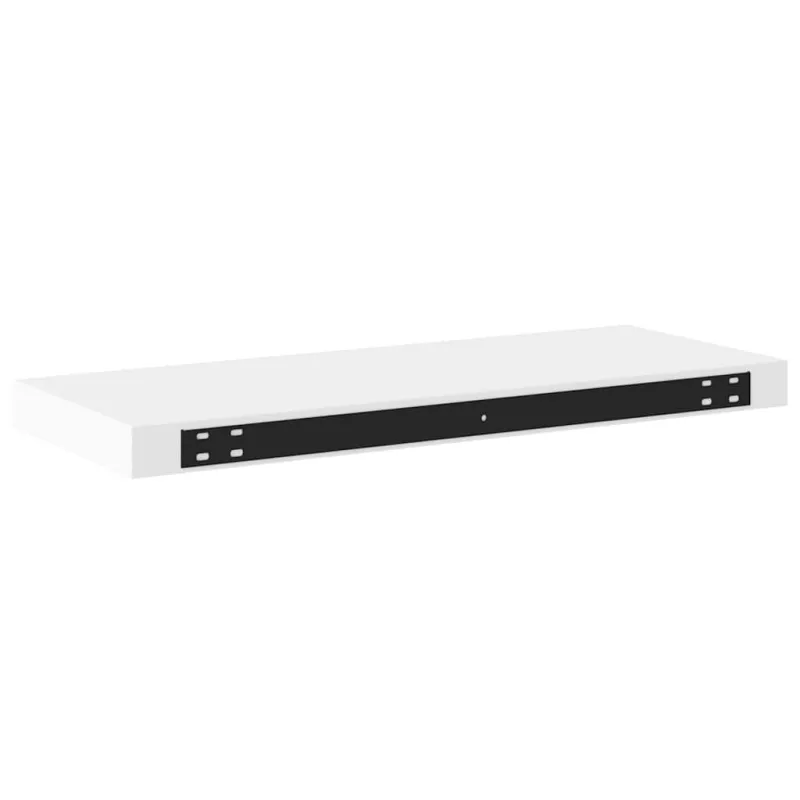 Pakabinamos lentynos, 4vnt., baltos, 60x23,5x3,8cm, MDF