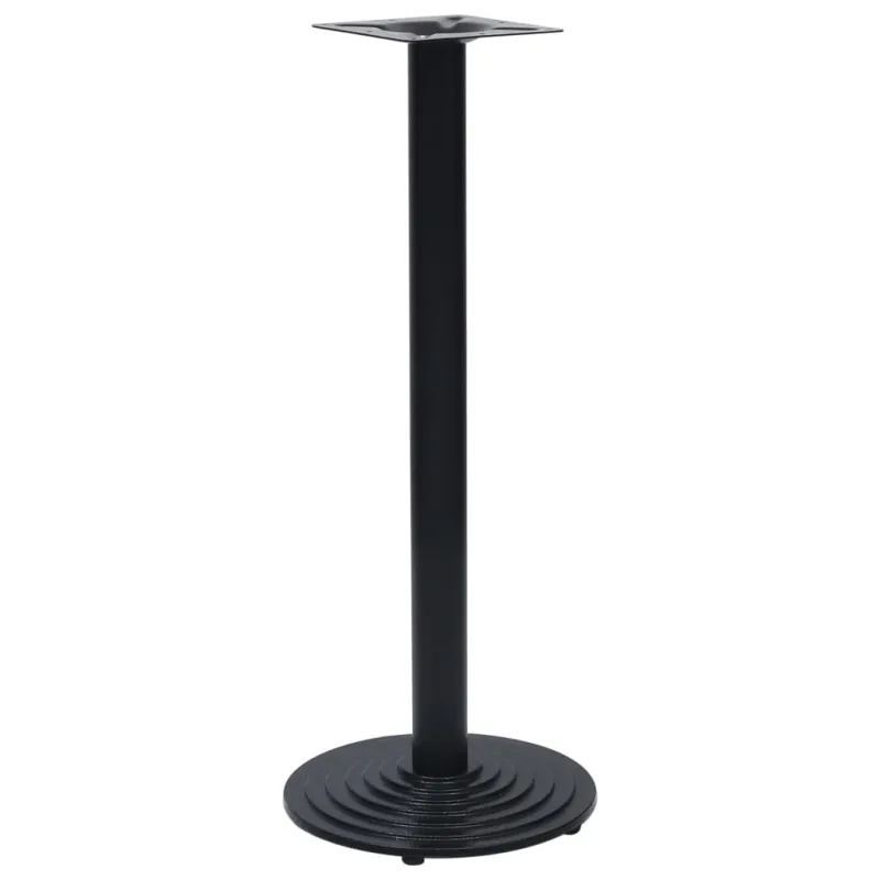 Bistro stalo kojelė Juoda Ø43x107 cm Ketaus