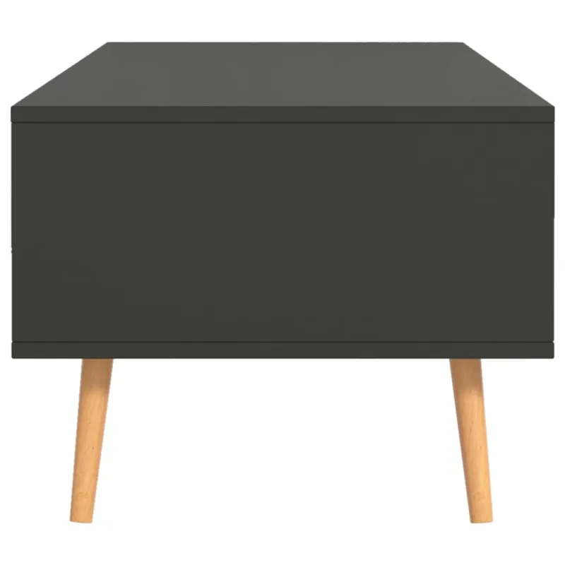 Kavos staliukas, pilkas, 100x49,5x43cm, apdirbta mediena
