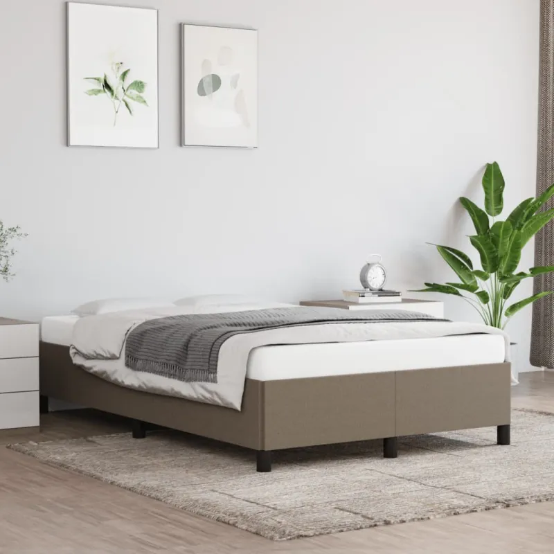 Lovos rėmas be čiužinio, taupe, 120x190cm, audinys