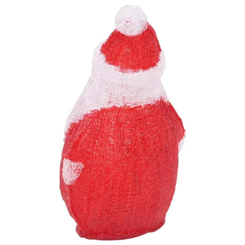 Akrilinė kalėdinė LED dekoracija Kalėdų Senelis, 28cm