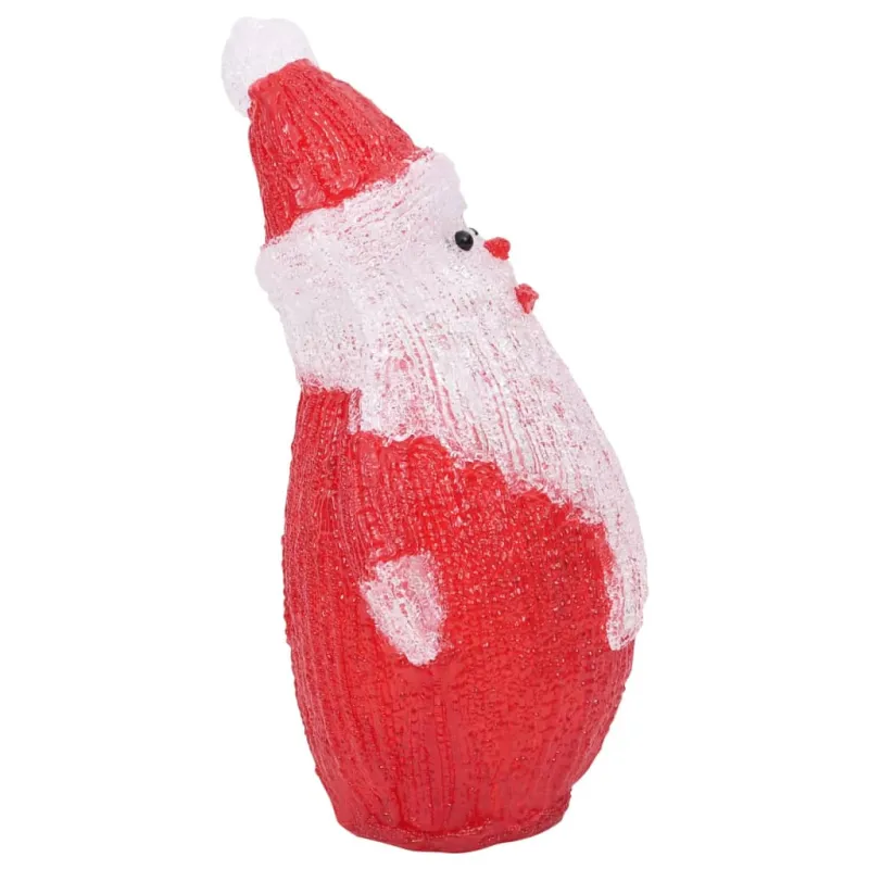 Akrilinė kalėdinė LED dekoracija Kalėdų Senelis, 28cm