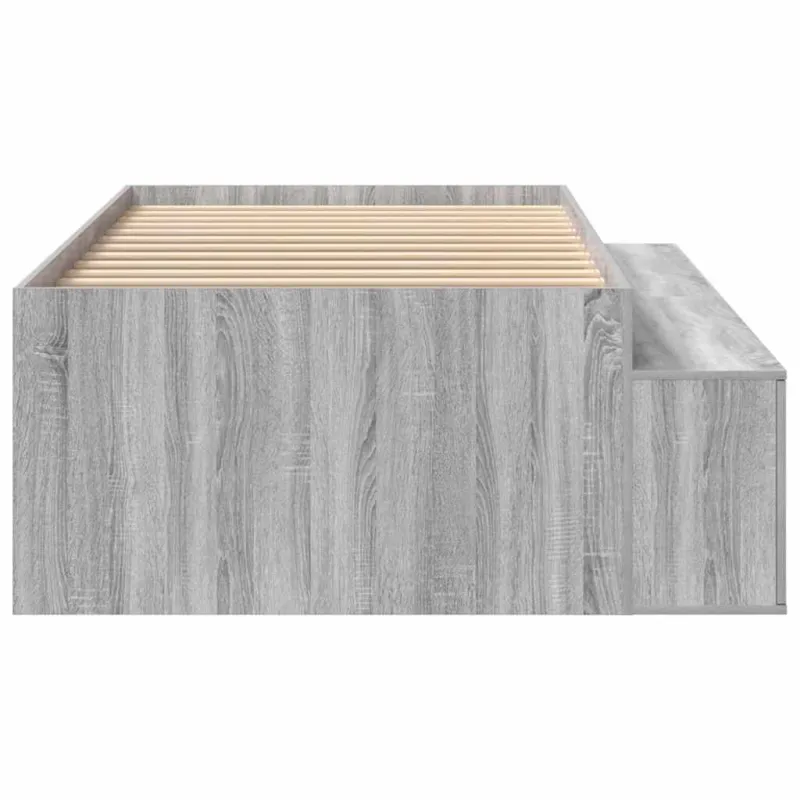 Lovos rėmas Pilkas Sonoma 70 x 190 cm Apdirbta mediena