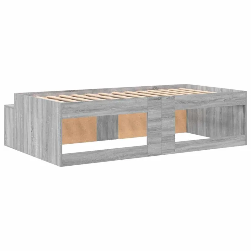 Lovos rėmas Pilkas Sonoma 70 x 190 cm Apdirbta mediena