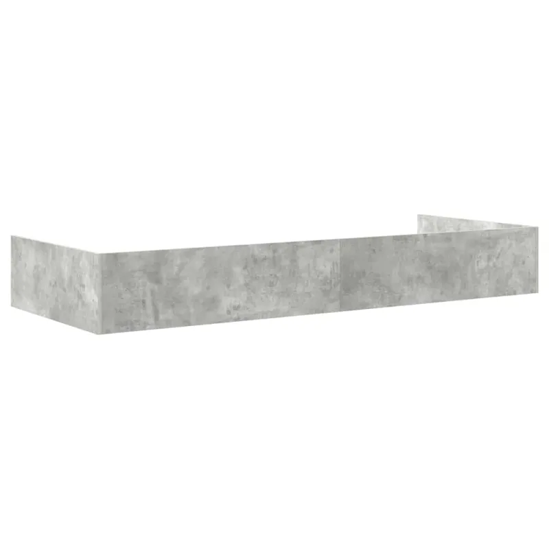 Lovos rėmas Betono pilka 98.5 x 200 cm Apdirbta mediena