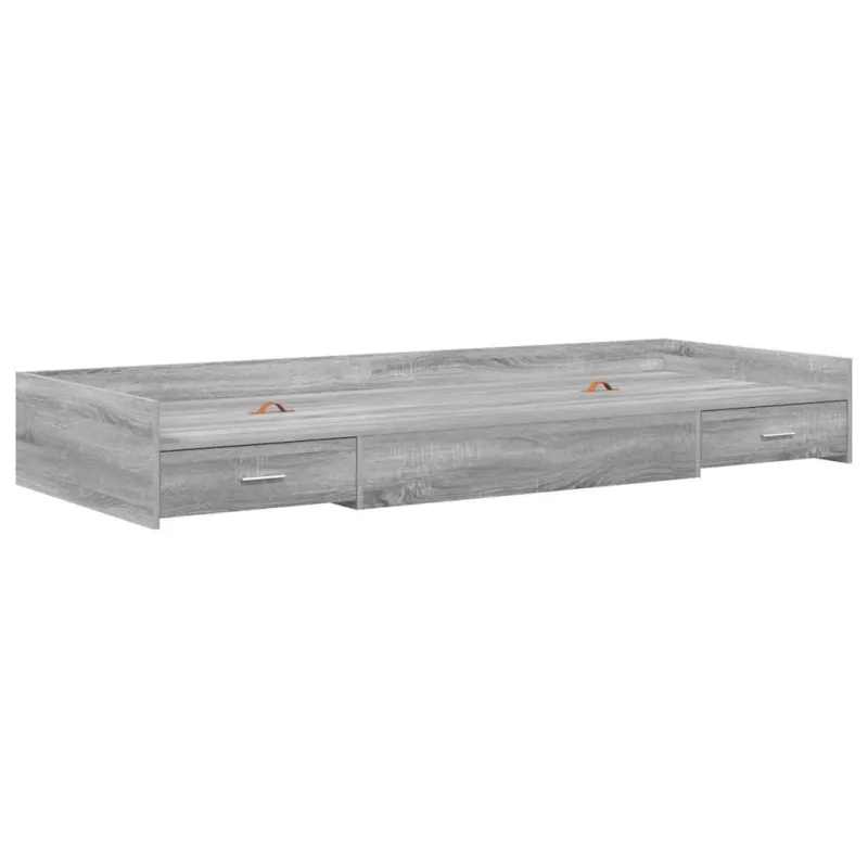 Lovos rėmas Pilkas Sonoma 80 x 200 cm Apdirbta mediena