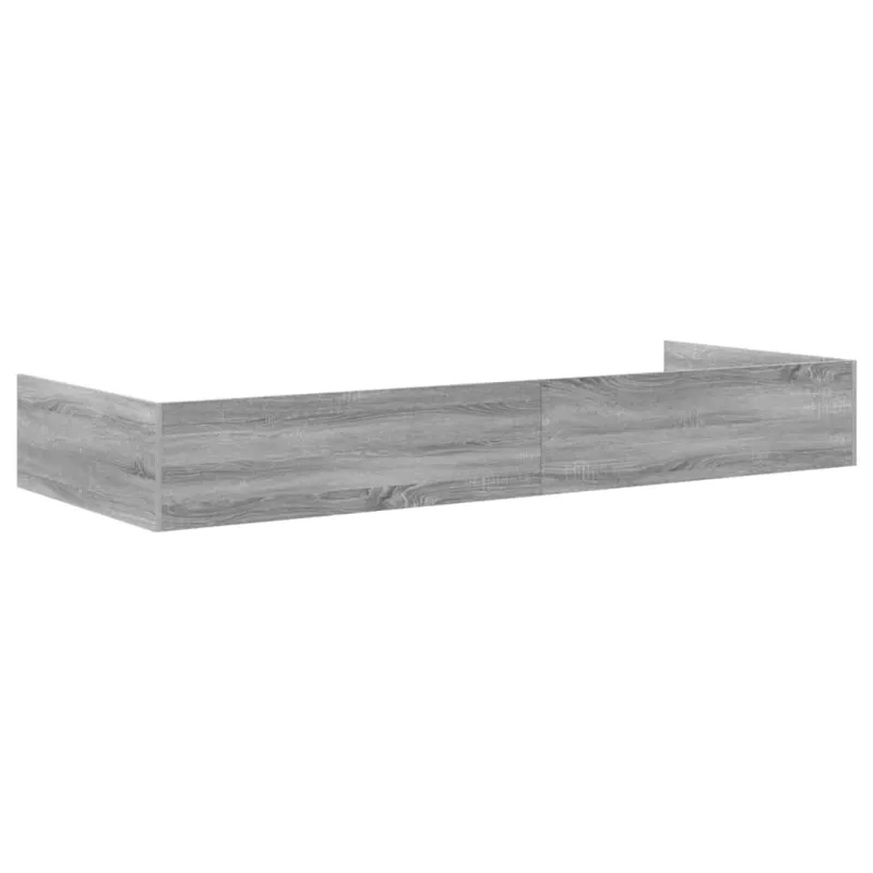 Lovos rėmas Pilkas Sonoma 80 x 200 cm Apdirbta mediena