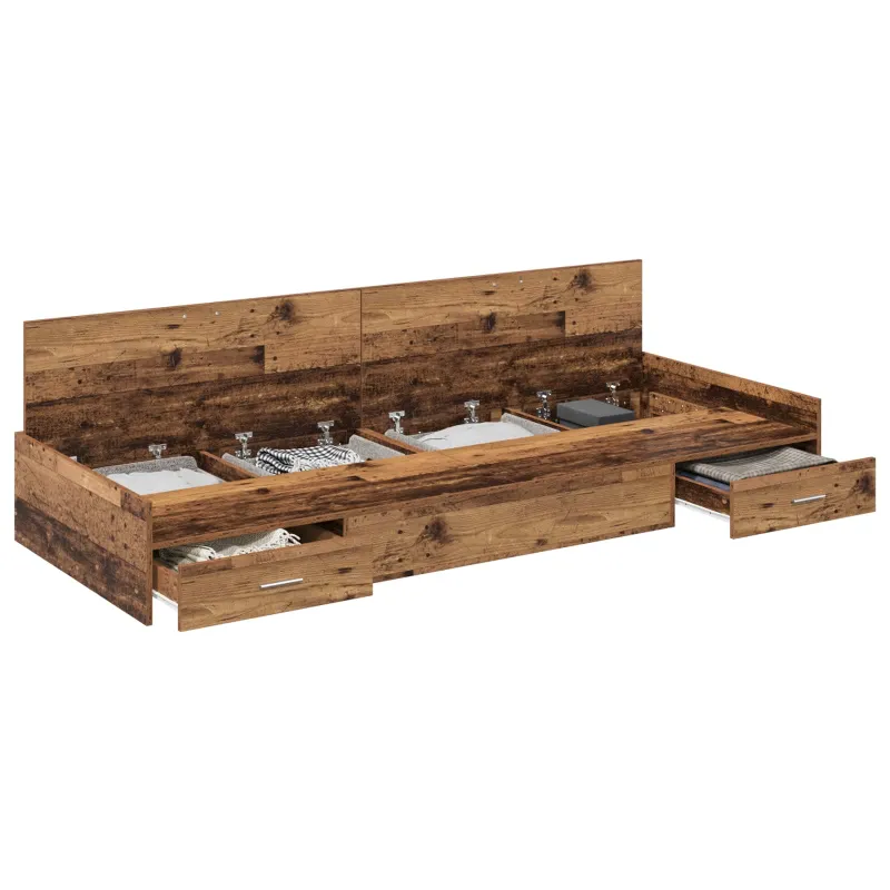 Lovos rėmas Senovinis medis 80 x 200 cm Apdirbta mediena