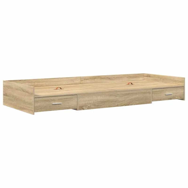 Lovos rėmas Sonoma ąžuolas 75 x 190 cm Apdirbta mediena