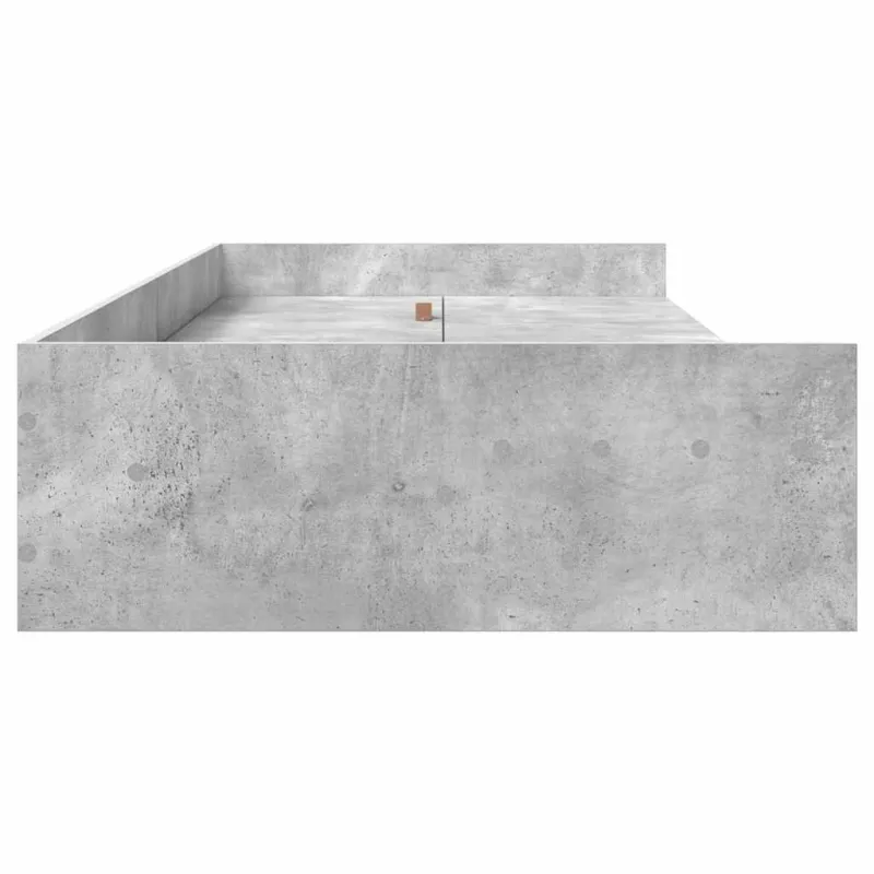 Lovos rėmas Betono pilka 75 x 190 cm Apdirbta mediena