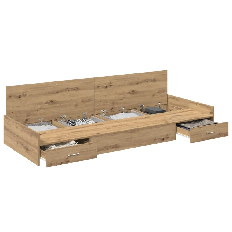 Lovos rėmas Amatininkų ąžuolas 75 x 190 cm Apdirbta mediena