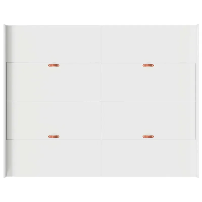 Lova su daiktų laikymo vieta su galvūgalio Balta 150 x 200 cm