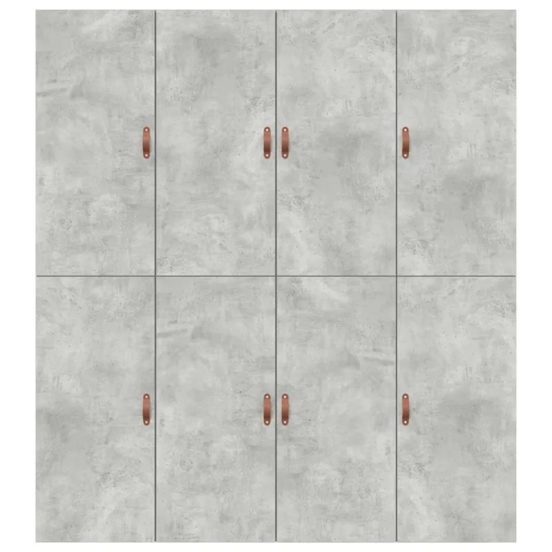 Lova su daiktų laikymo vieta Betono pilka 200 x 200 cm