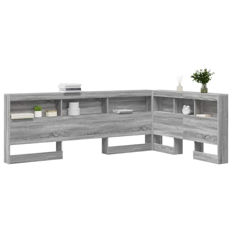 Saugojimo galvos atlošas Pilkas Sonoma 120 cm Apdirbta mediena