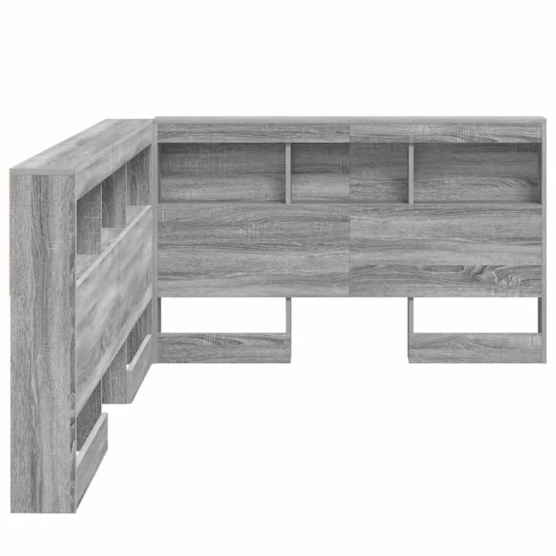 Saugojimo galvos atlošas Pilkas Sonoma 120 cm Apdirbta mediena